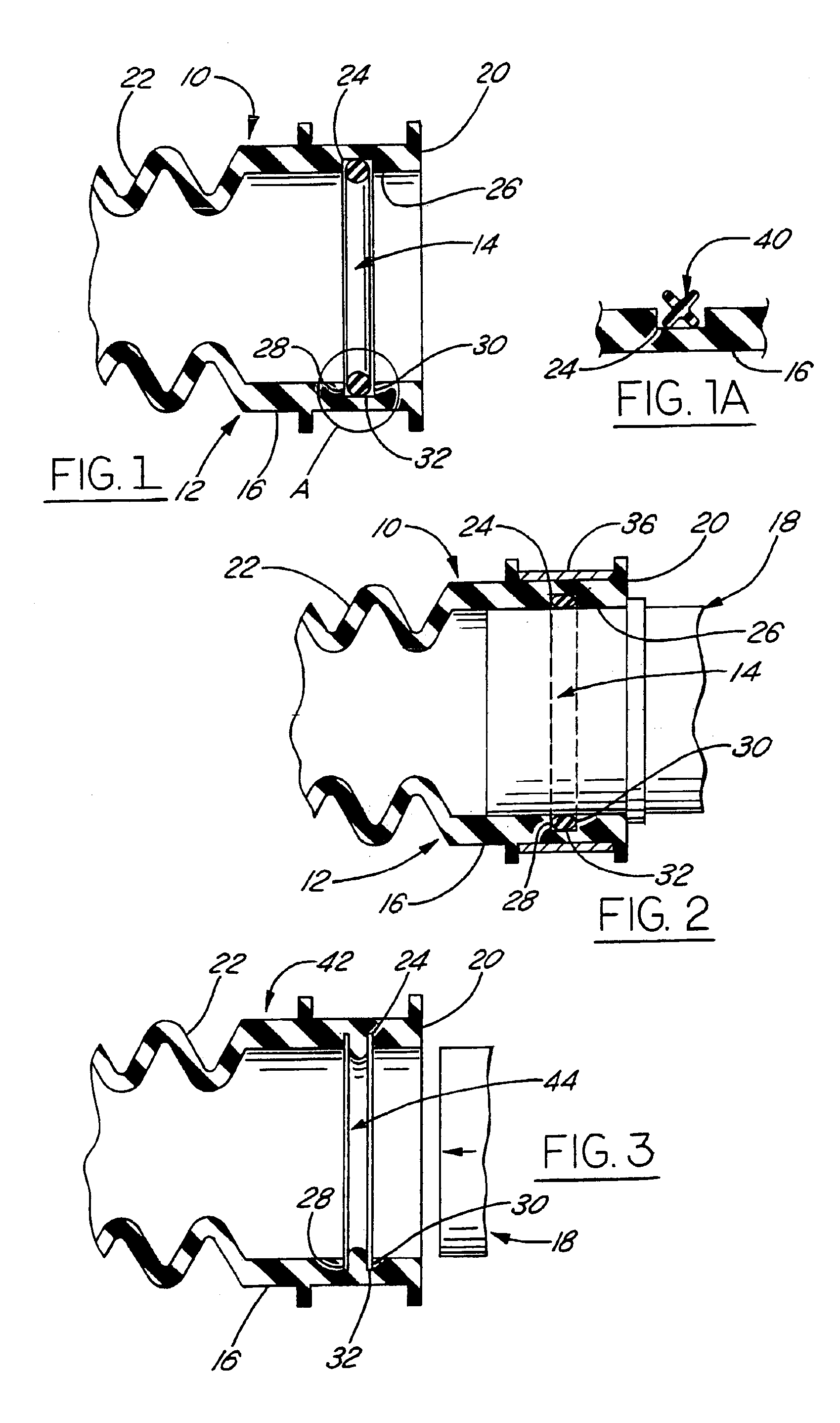 Boot with O-ring seal