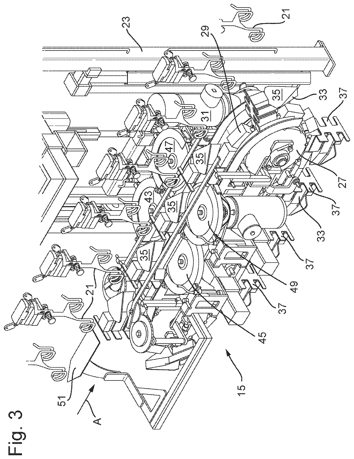 Cutting unit for cutting meat parts from suspended previously eviscerated poultry carcasses