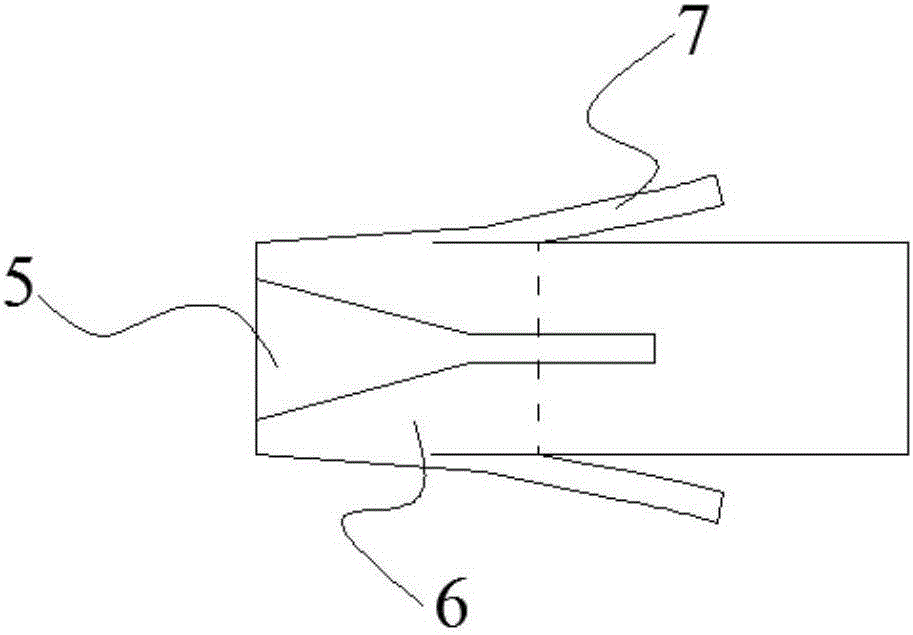 Scramjet engine directly connected test device capable of replacing free jet test and design method