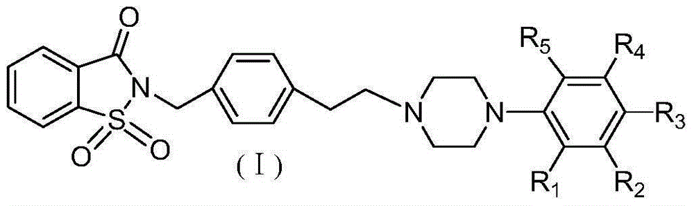 Aryl piperazine derivatives (III), salt thereof, preparation method, and application