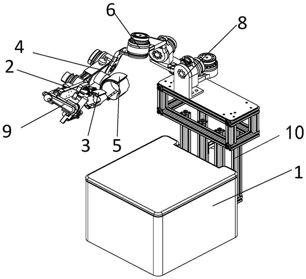 A flexible exoskeleton type upper limb rehabilitation training device