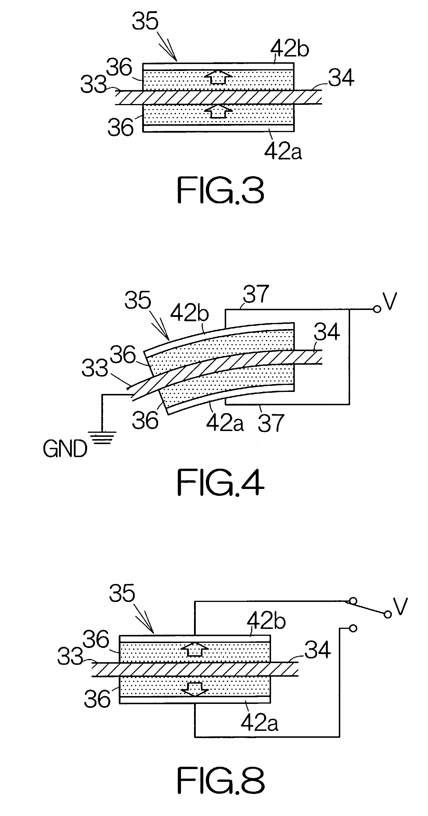 Head slider receiving variable urging force in recording medium drive