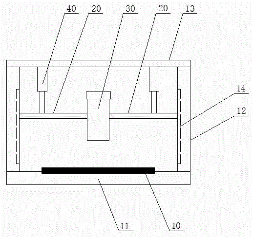 A punching device for hexagonal holes