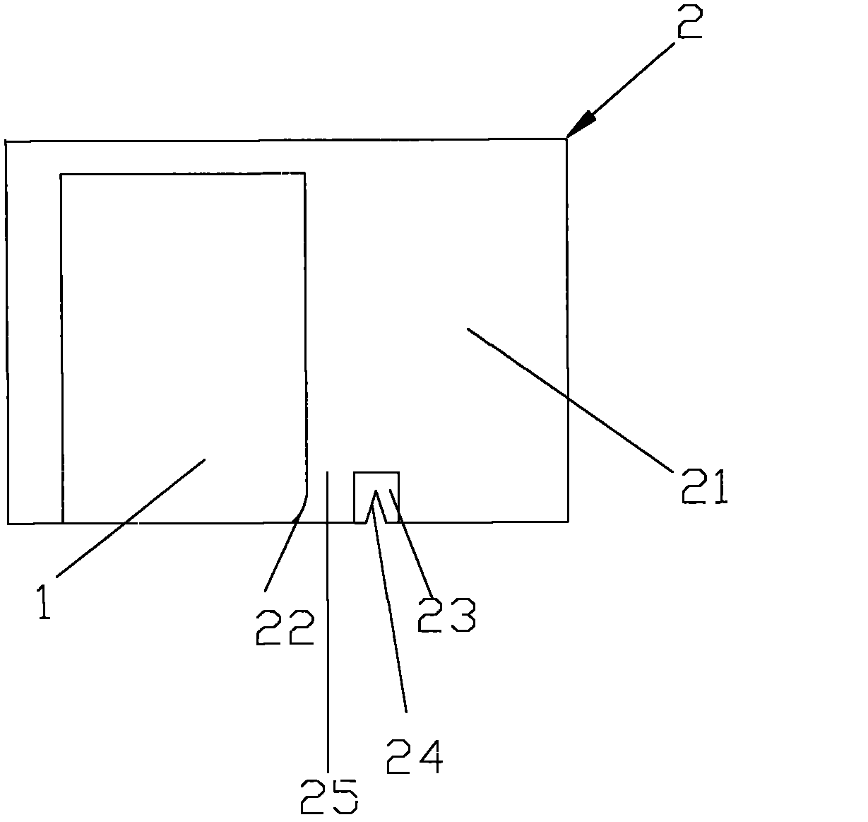 Method for preventing lithium ion battery corner from being damaged during flexible package