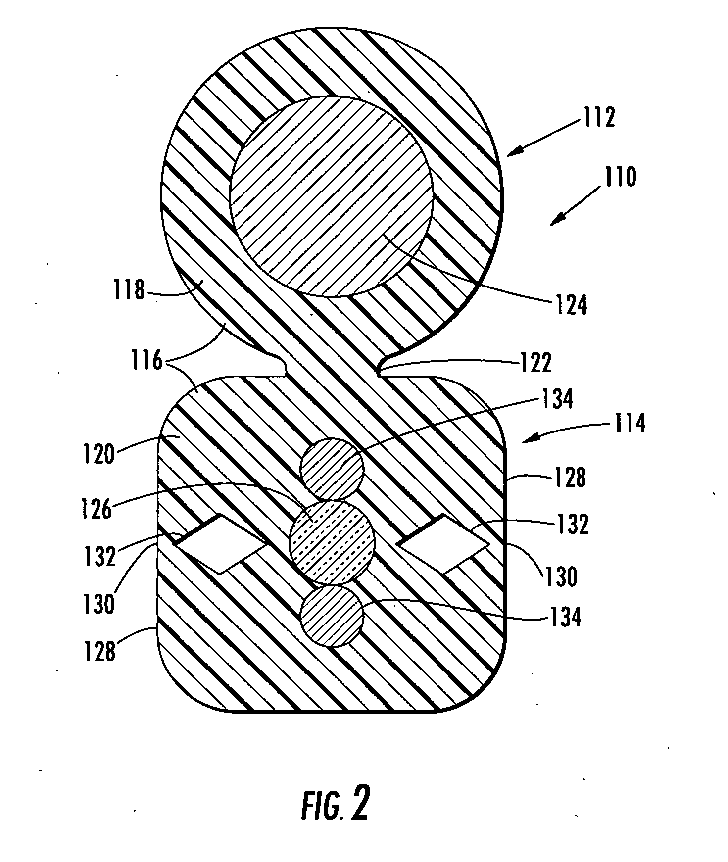 Fiber optic cables that are separable for optical fiber access