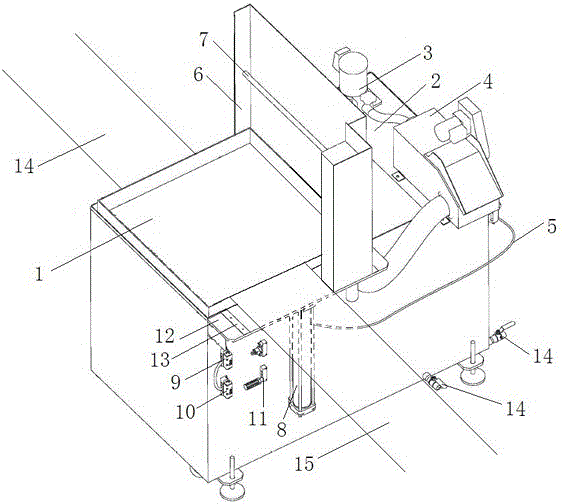 Automatic liquid supplementing washing groove