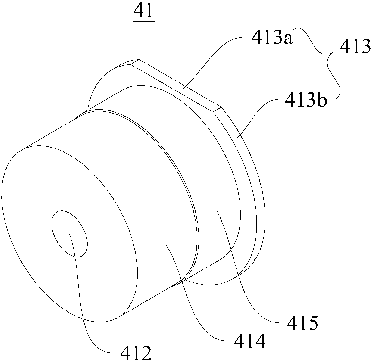 A lower hinge device for a rail vehicle and a rail vehicle having the same