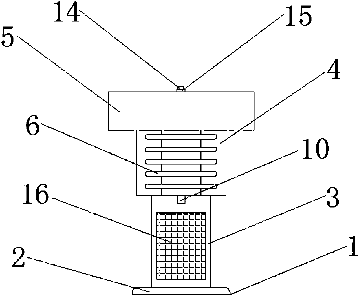 Multifunctional LED lawn lamp