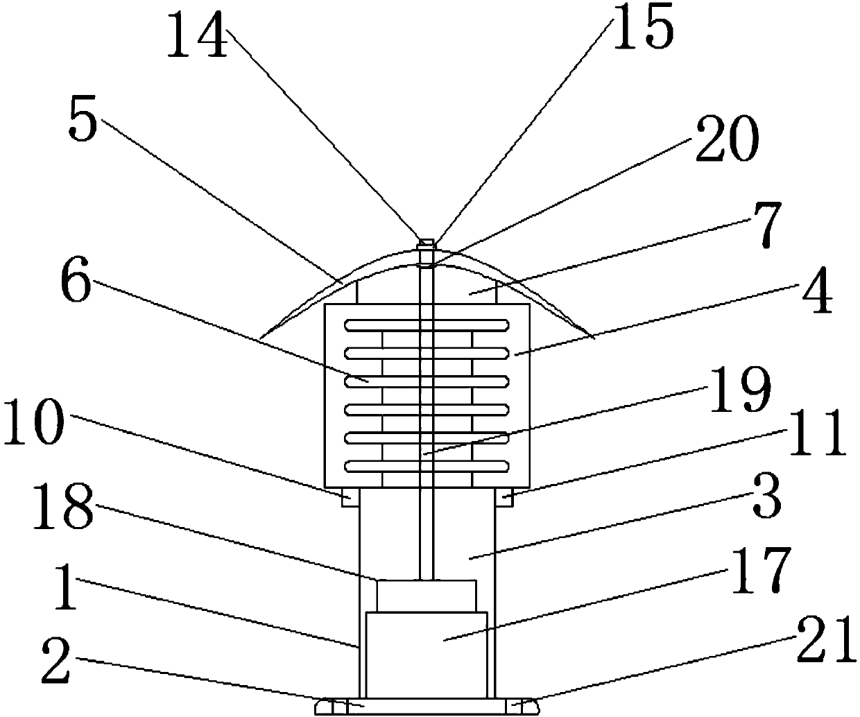 Multifunctional LED lawn lamp