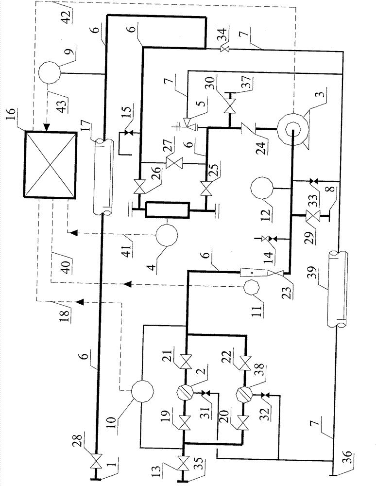 Oil conveying pipeline on-line density measuring device