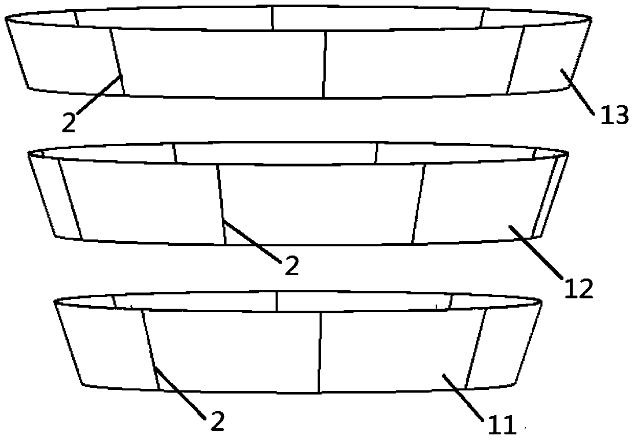 Dimension control process for single-point mooring cone structure prefabrication