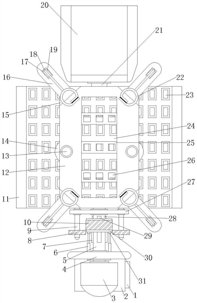 Blood sampling device with rotary fixing function for livestock and veterinary sick pigs