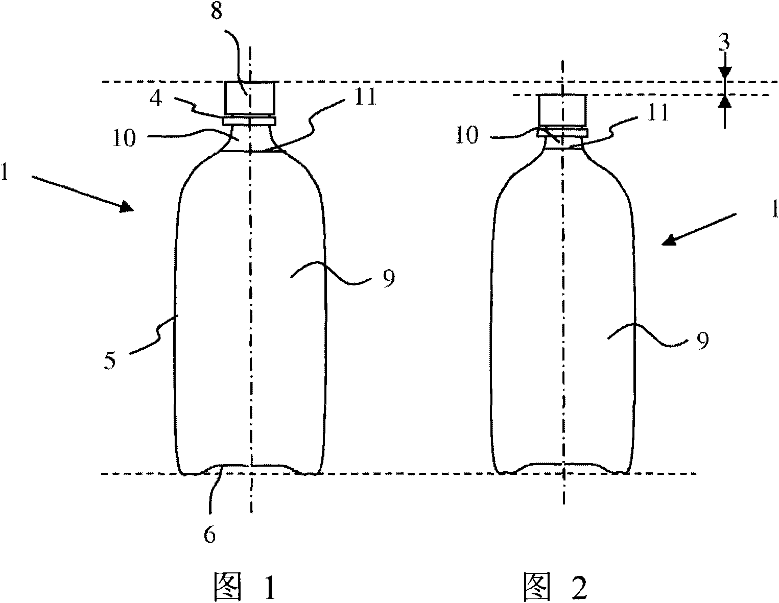 Method for filling shrink packaging