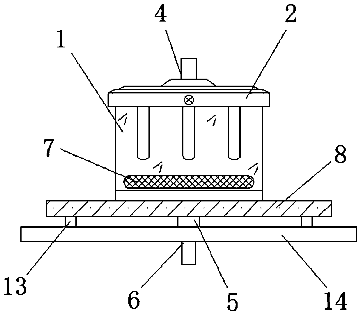 Central motor for electric power-assisted bicycle