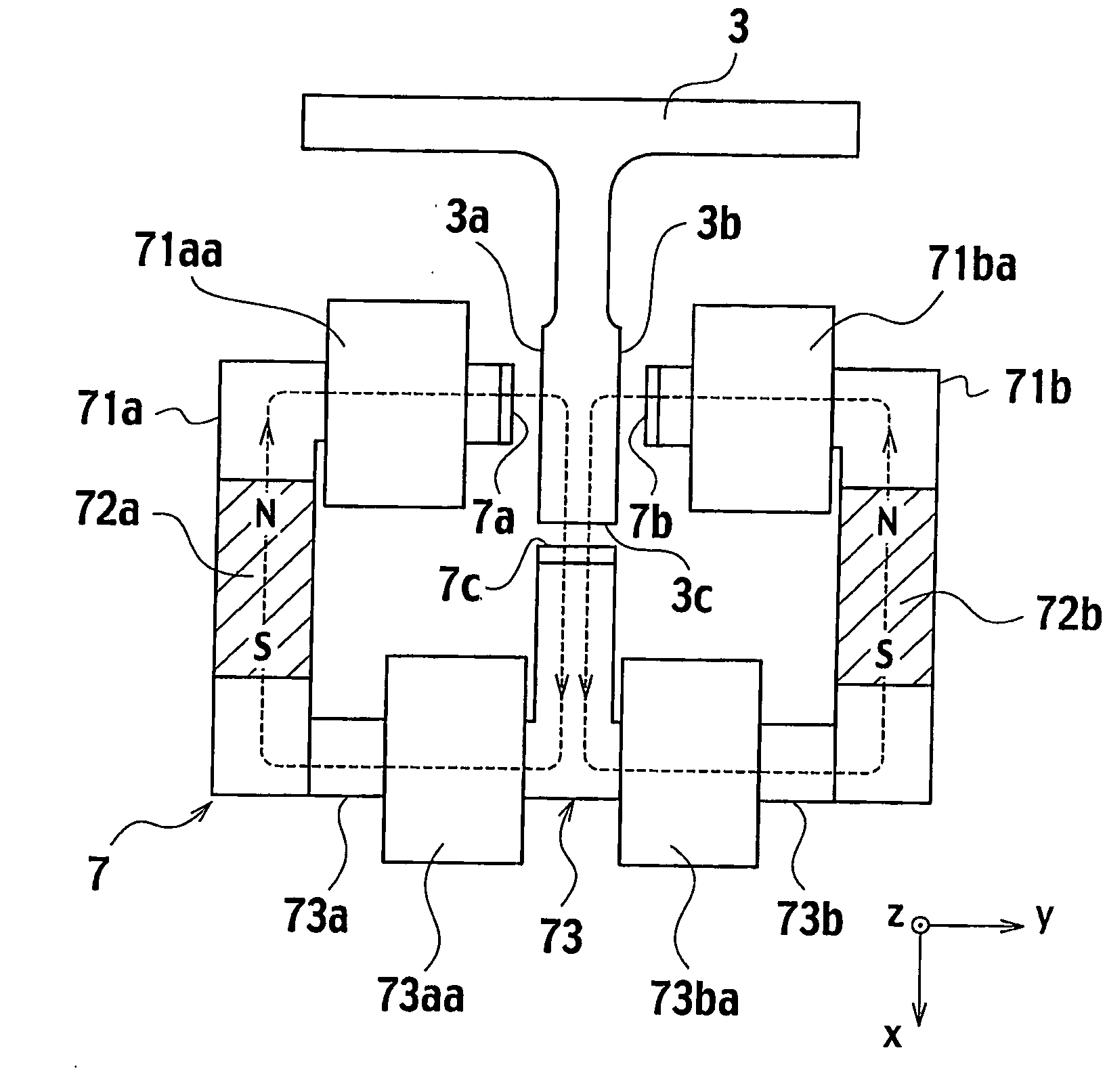 Magnet Unit, Elevator Guiding Apparatus and Weighing Apparatus