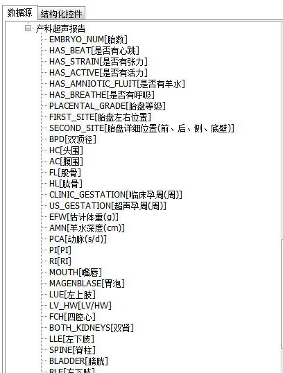 Structured report generation and query method