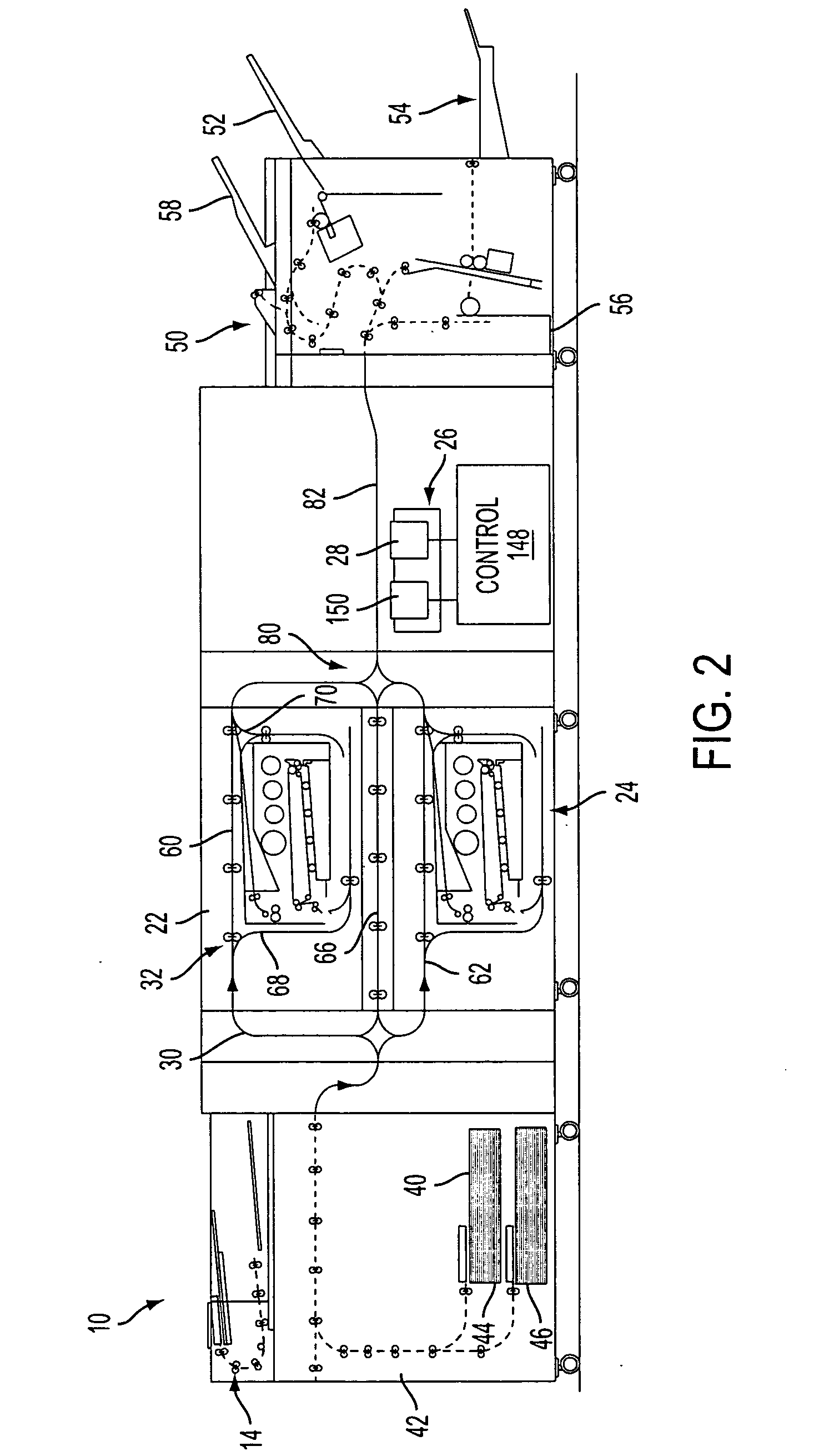 Gray balance for a printing system of multiple marking engines