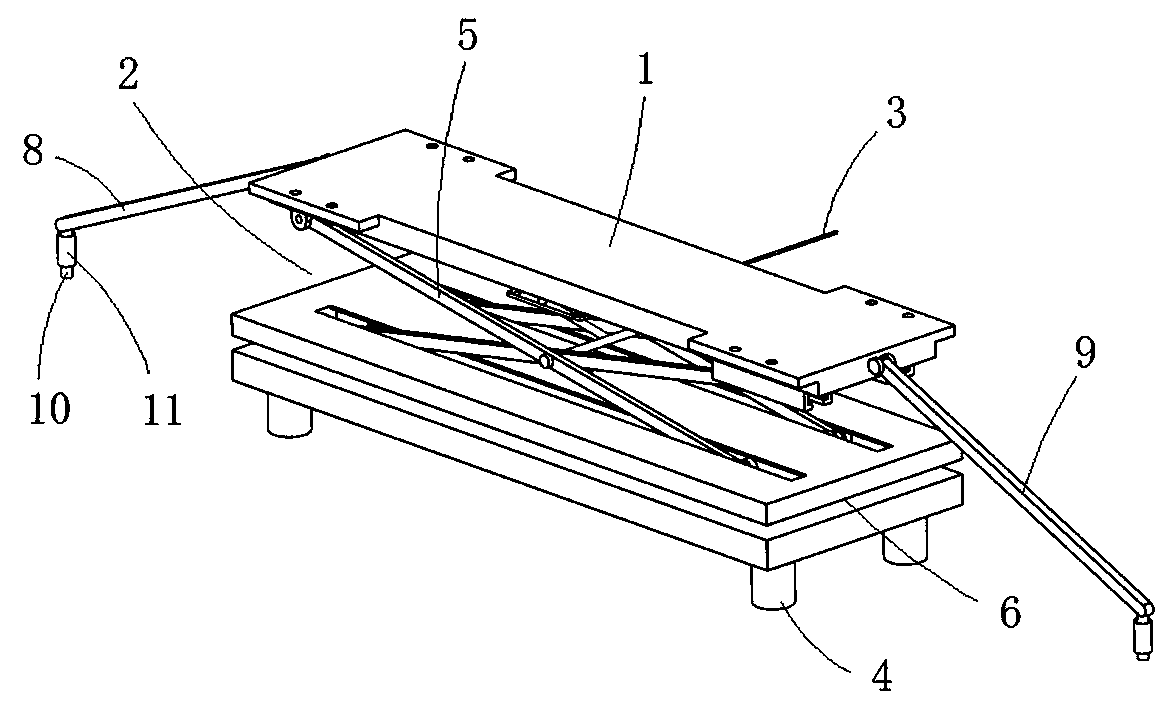 An additional vehicle lifting and adjusting mechanism and its working method