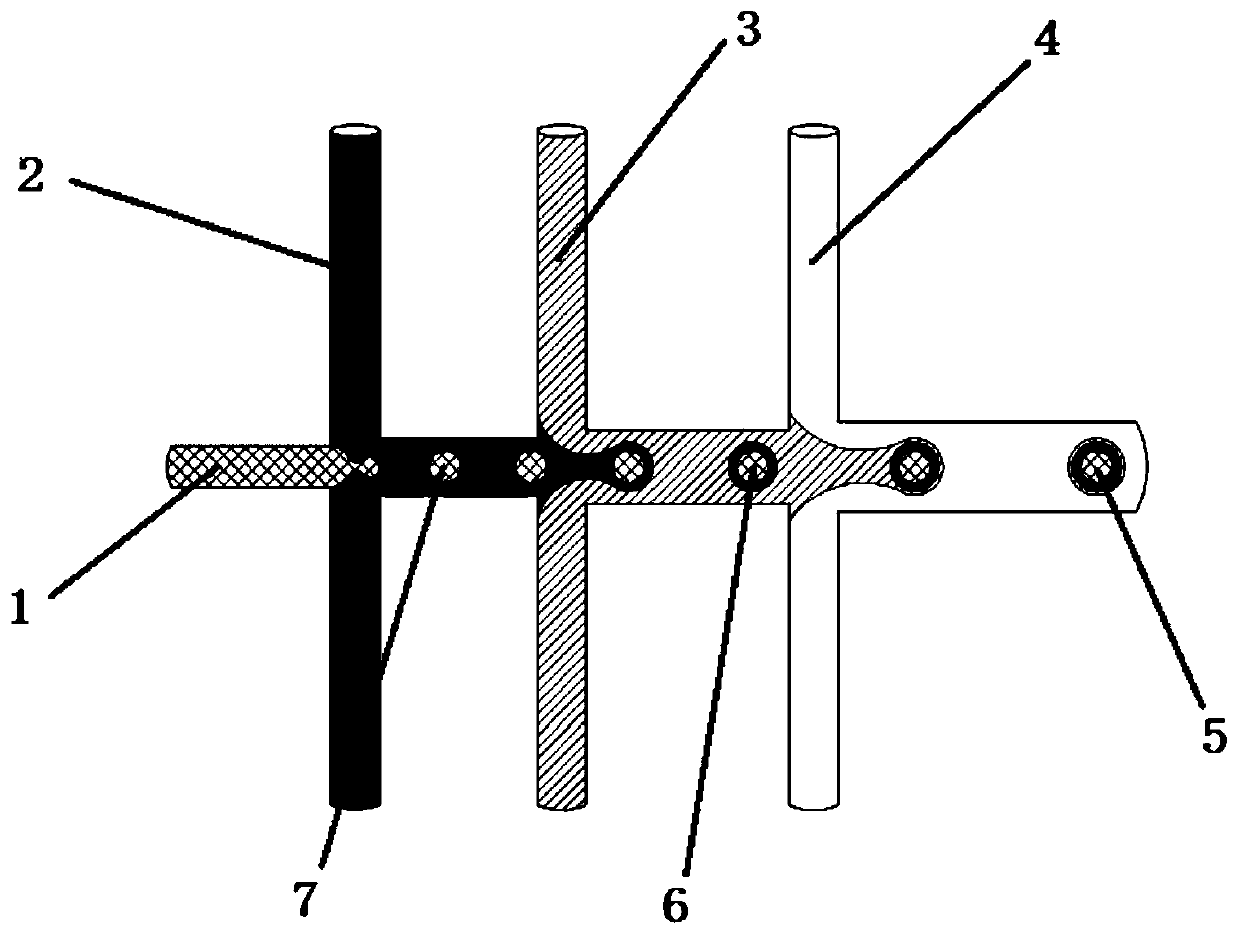 A three-dimensional parallel multiple emulsion rapid preparation device