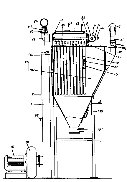 Environment-friendly and energy-saving zinc oxide graded collecting device