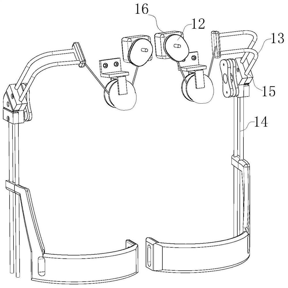 Rigid-flexible coupling wearable walking aid exoskeleton system