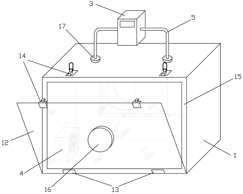 Device for gas component adsorption and desorption testing