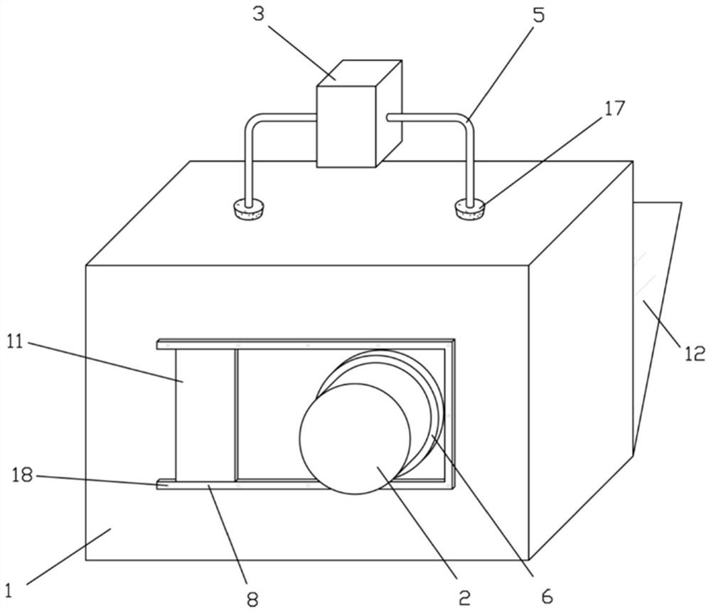 Device for gas component adsorption and desorption testing