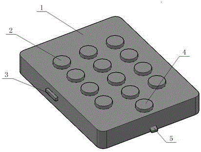 Push-button machine combination lock and unlocking lock validation method