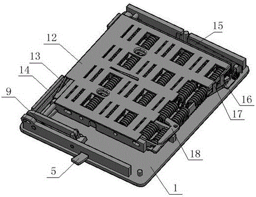 Push-button machine combination lock and unlocking lock validation method