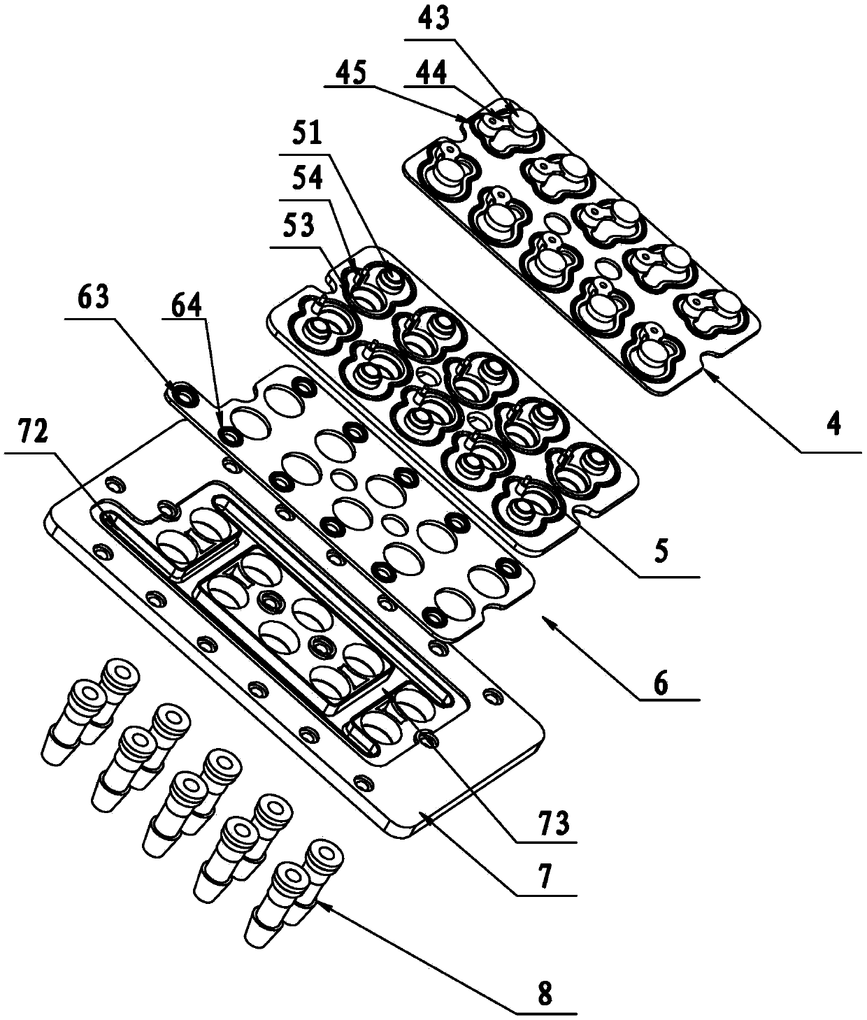 An integrated air valve for a massage appliance and an air massage appliance