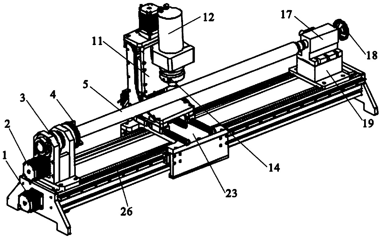 Device and method of rotating slotting magnetic pole polishing of inner surface of pipe fitting