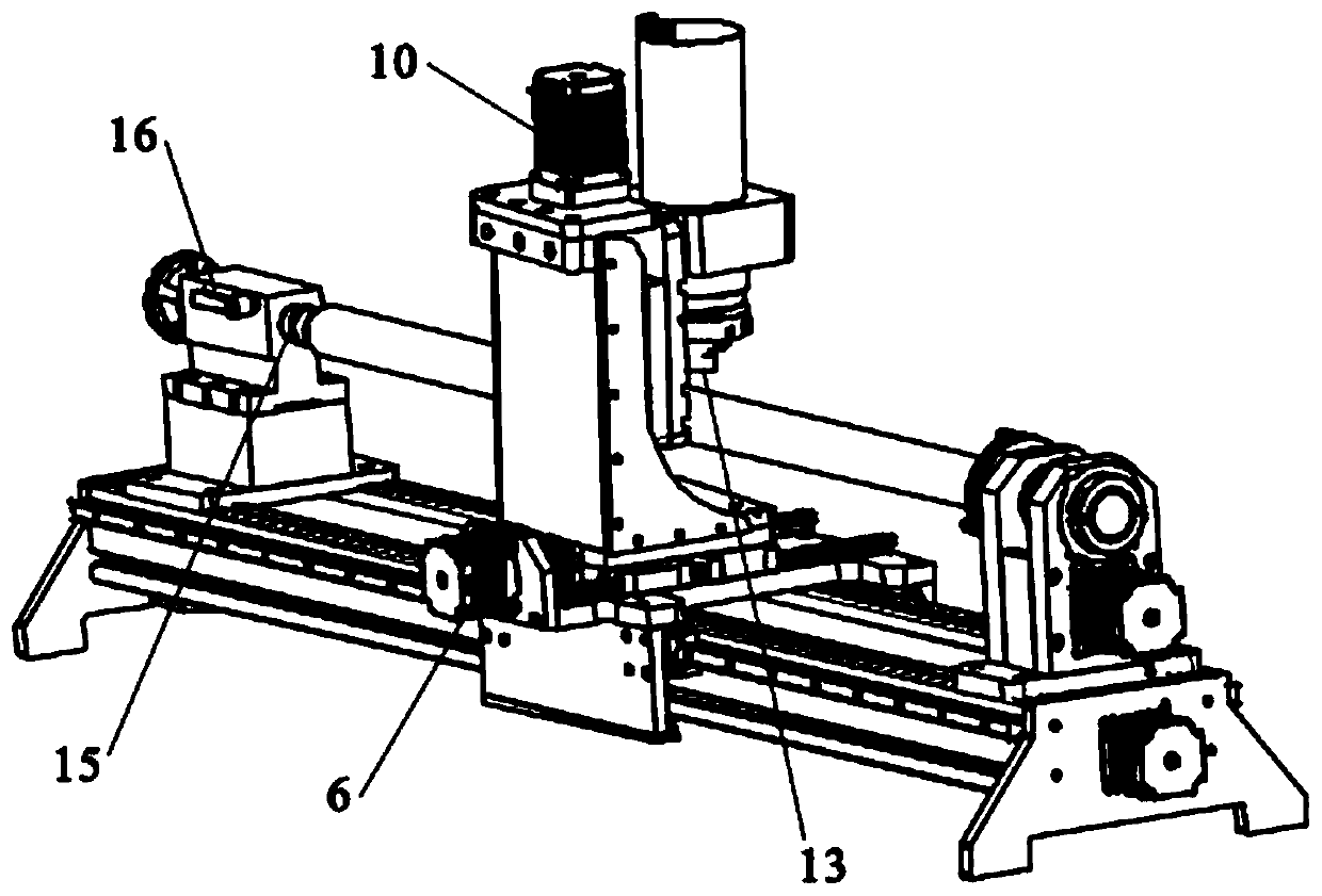 Device and method of rotating slotting magnetic pole polishing of inner surface of pipe fitting