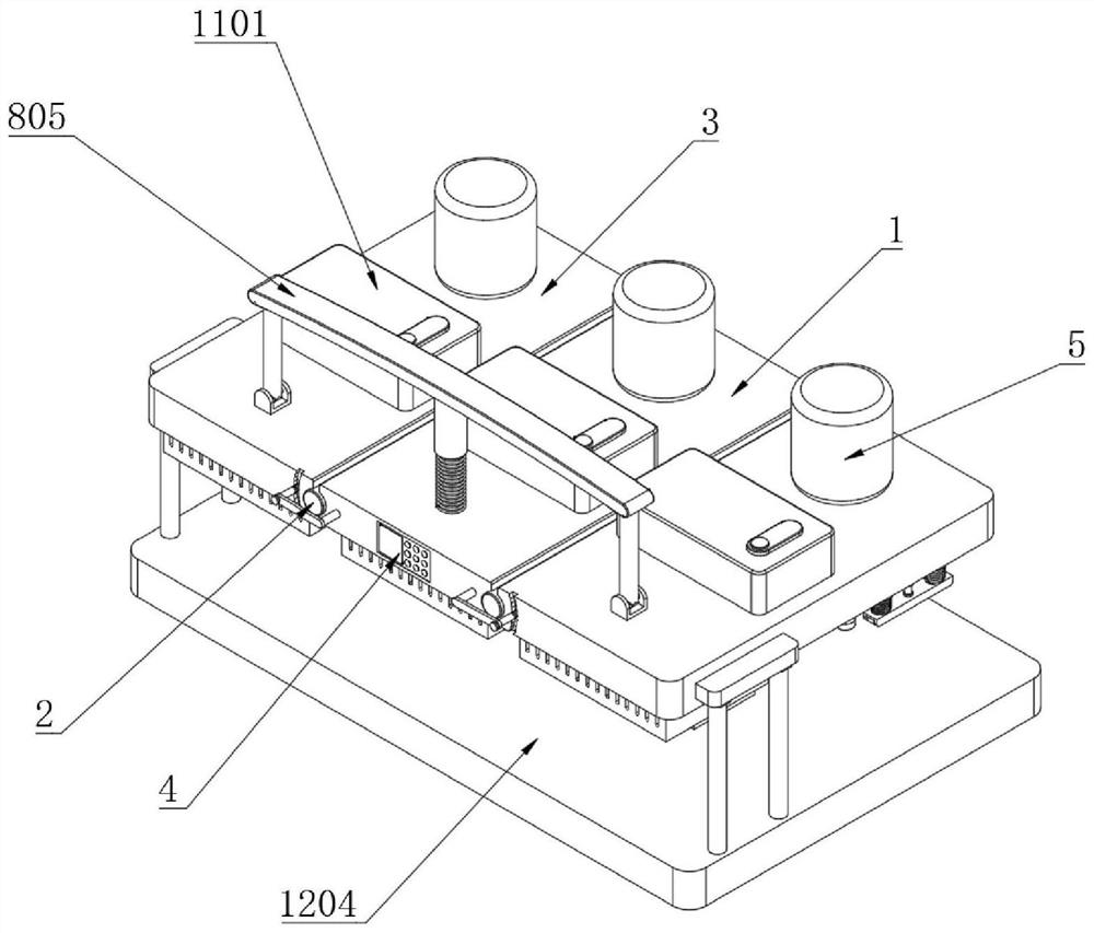 Derusting device for steel surface