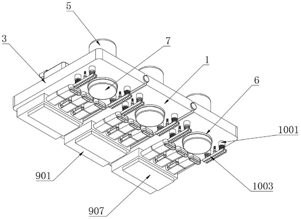 Derusting device for steel surface