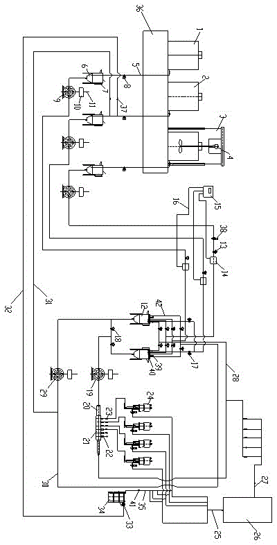 A kind of container paint automatic intelligent paint mixing conveying system and using method