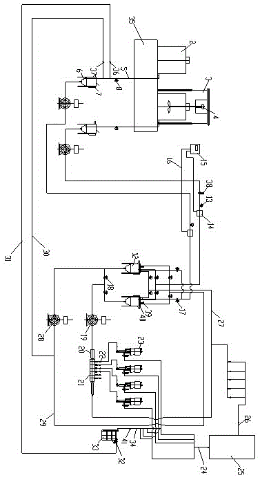 A kind of container paint automatic intelligent paint mixing conveying system and using method