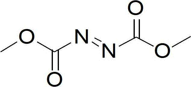 Synthesis method for dimethyl azodicarboxylate and intermediate thereof