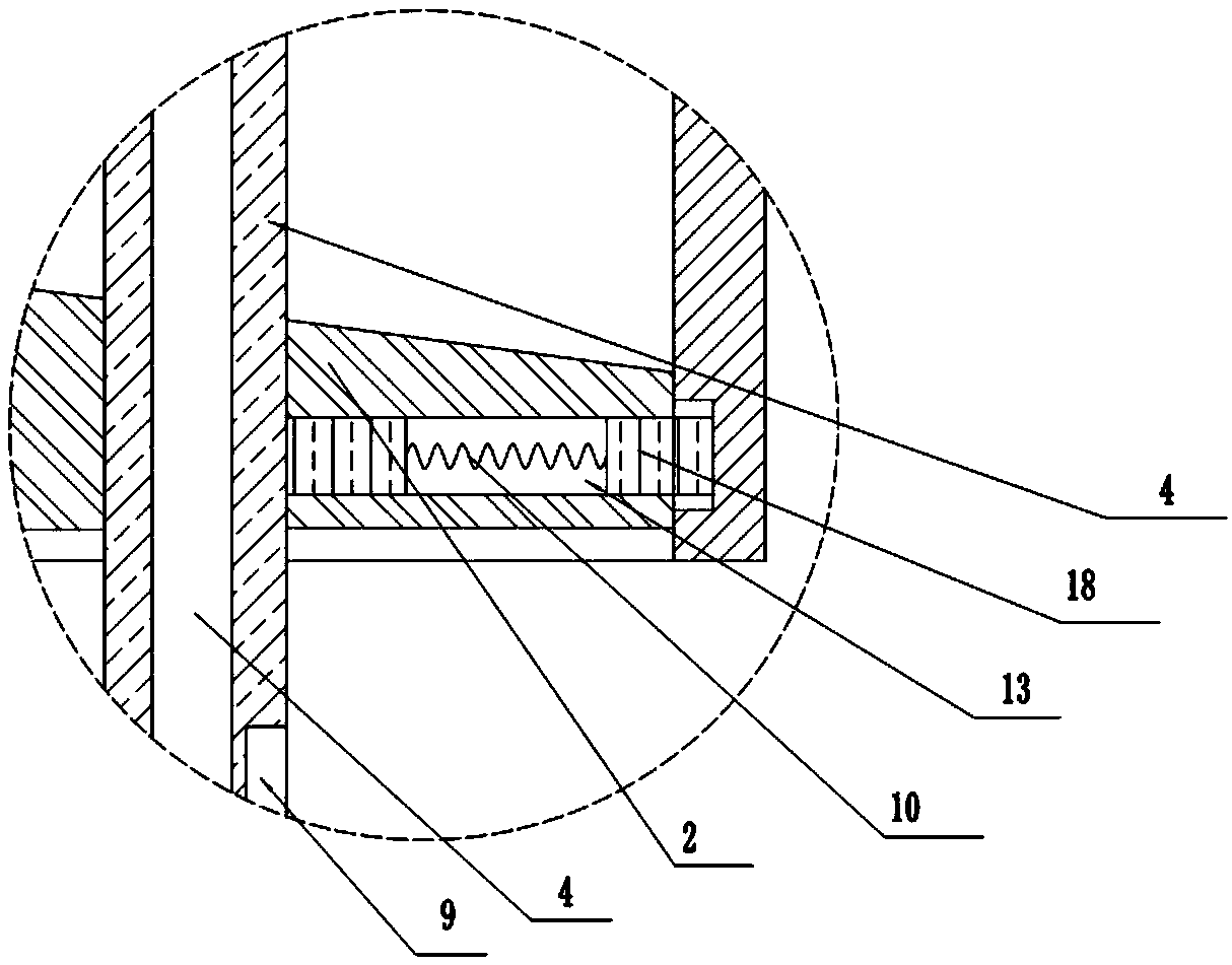 Part drilling and cleaning device