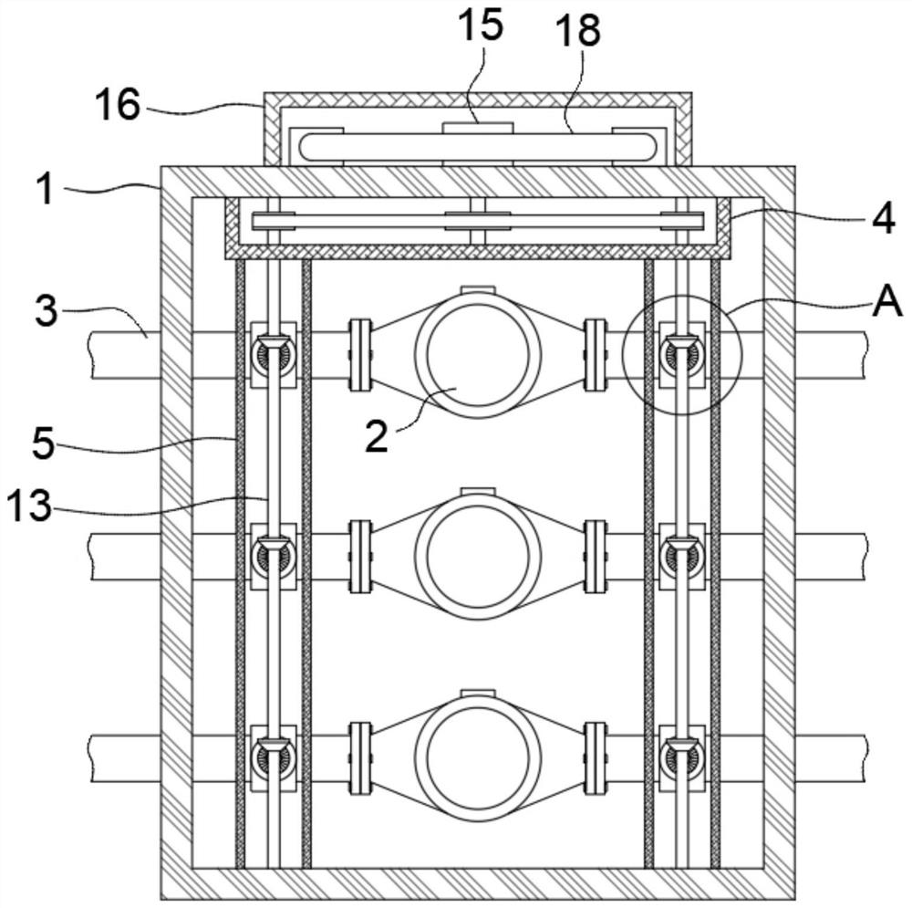 Water meter anti-freezing device