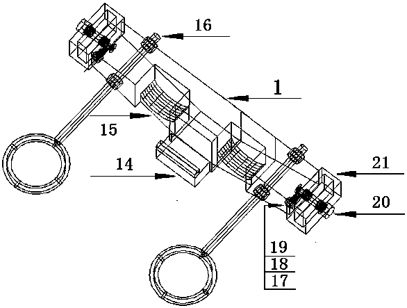 Tool for equipotential replacement of tension insulators for single-connected double soft busbars