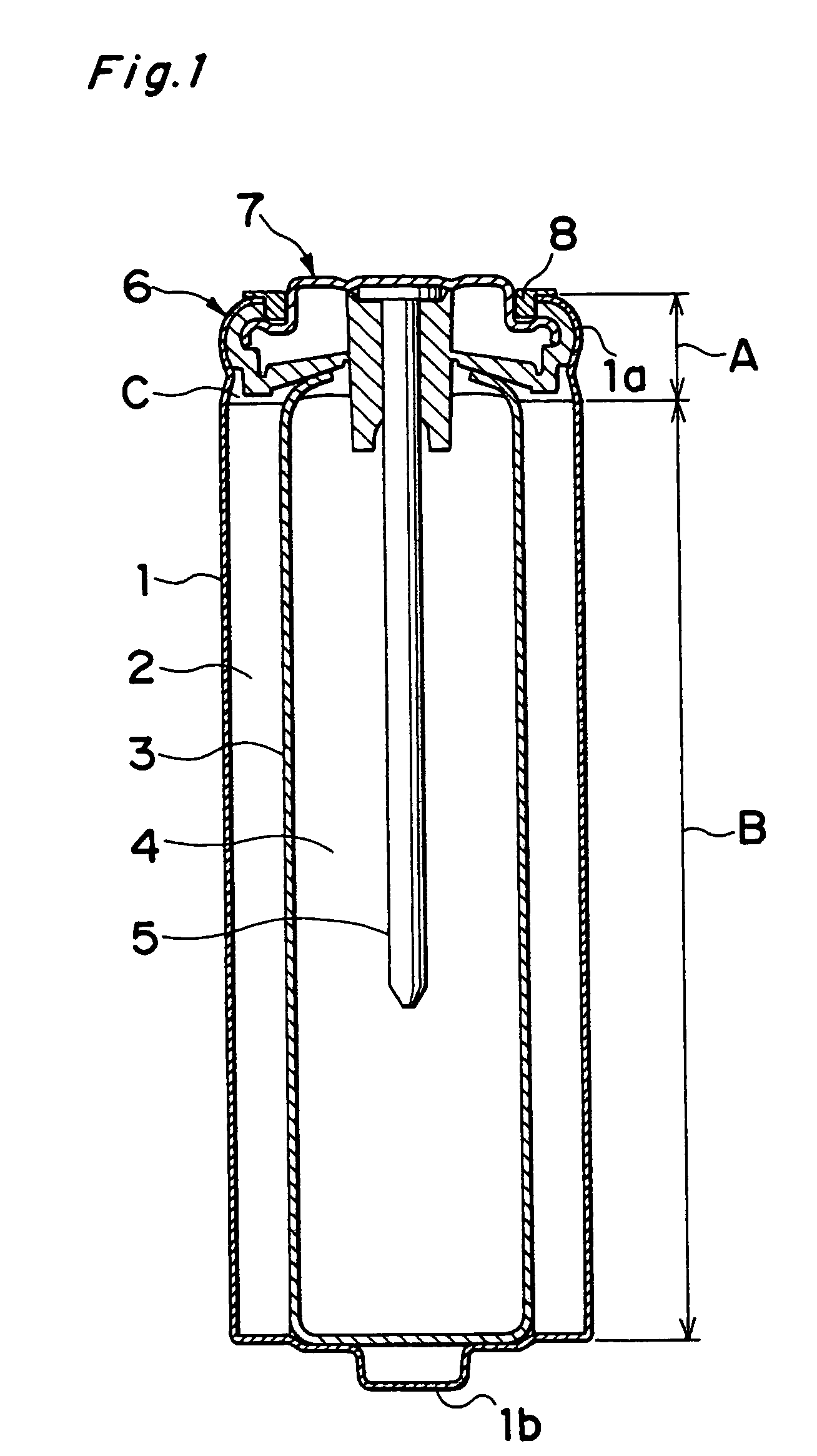 Alkaline dry cell