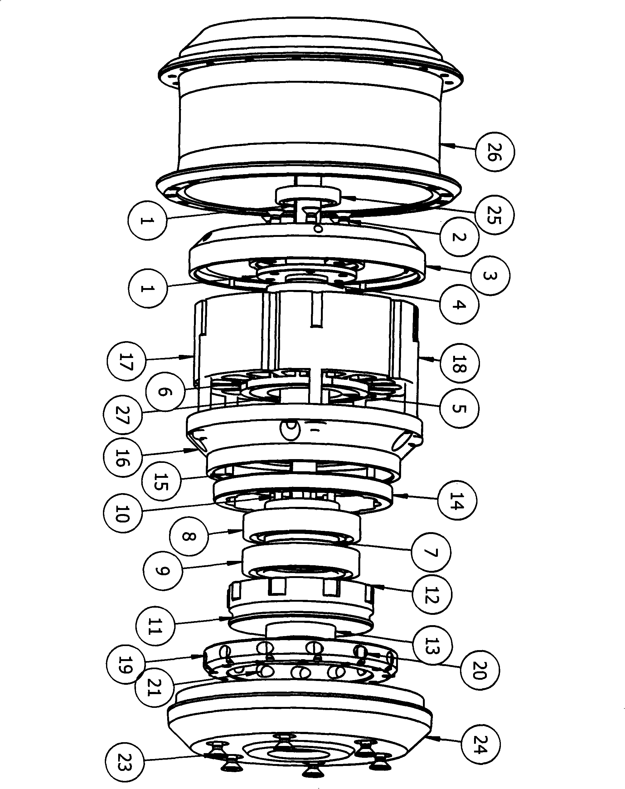 Oscillating tooth reduction gear hub motor