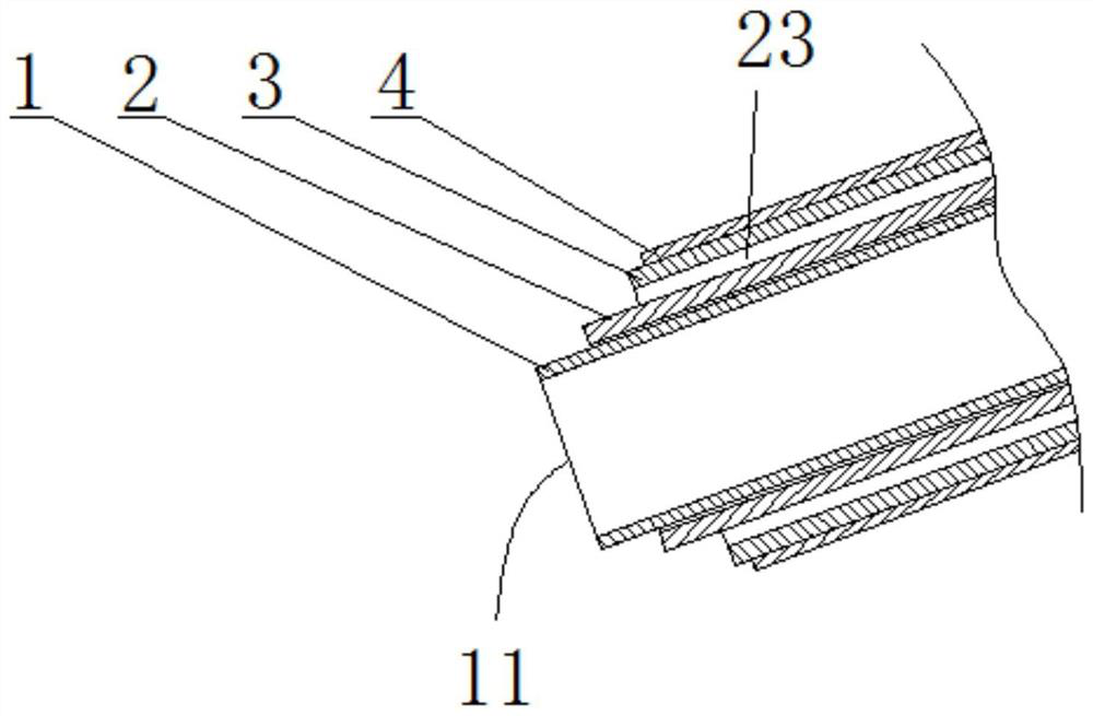 Radio frequency melting electrode for otitis media minimally invasive surgery and using method of radio frequency melting electrode