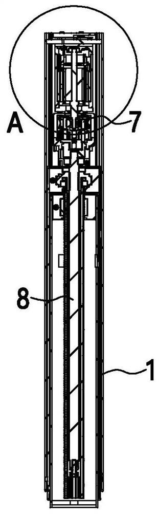 Automatic obstacle avoidance stand column