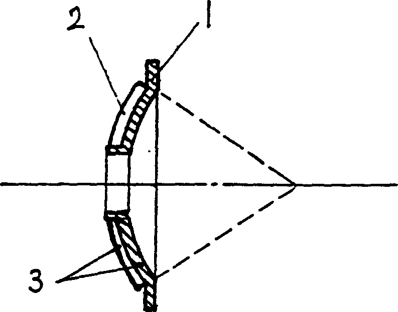 Transducer array for high-intersity focusing ultrasonic tumor treatment