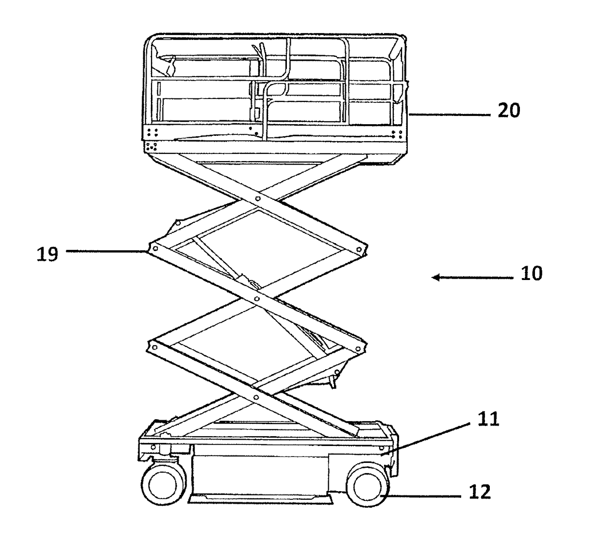 Anti-entrapment Device for Scissor Lifts