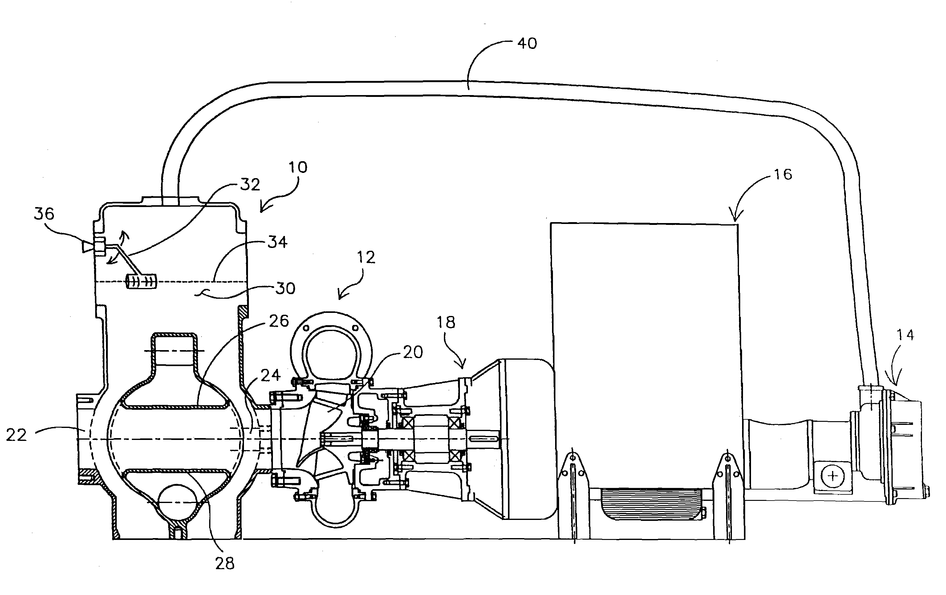 Pump system with vacuum source