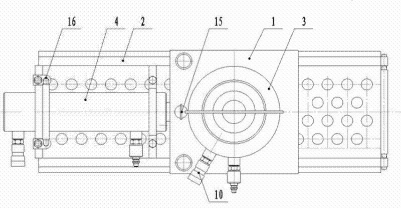 Mining hydraulic re-railing machine