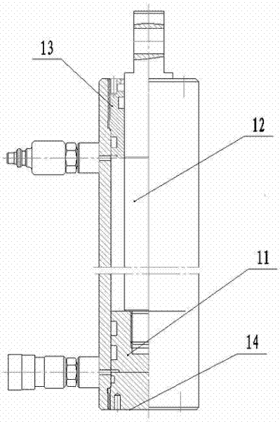 Mining hydraulic re-railing machine