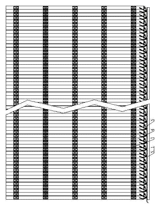 Electrode type sludge pressing belt